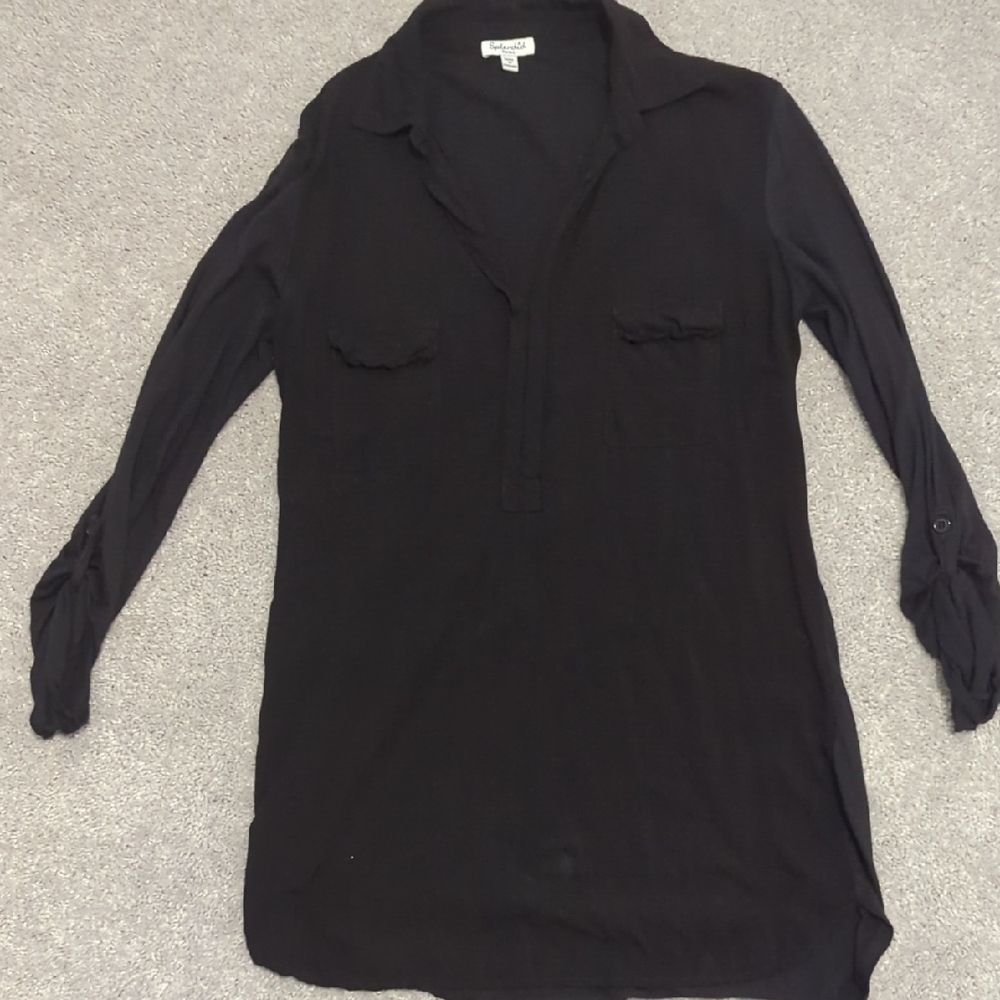 Splendid Black Button Down Shirt